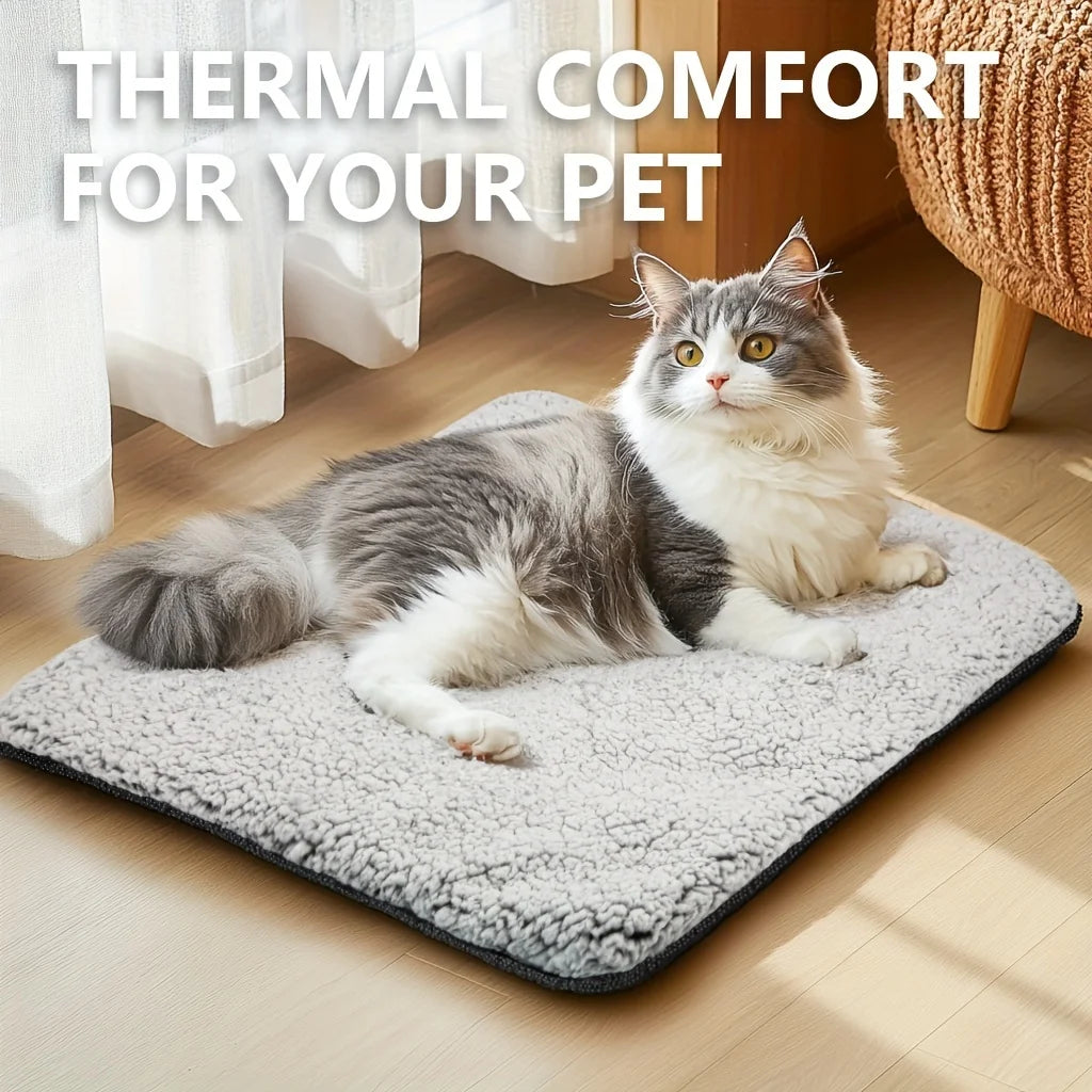 Self-Warming Pet Mat – Cozy Heated Bed for Cats & Small Dogs