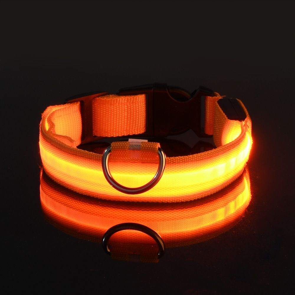 Glow LED Pet Collar USB Rechargeable