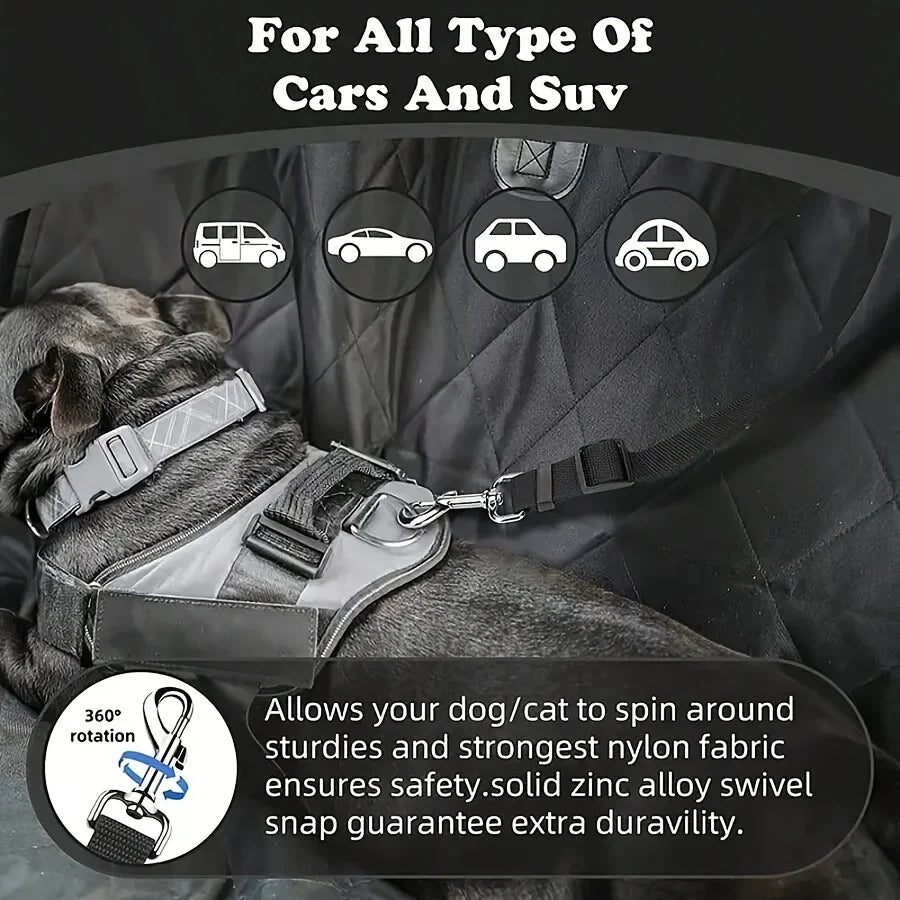 Dog Car Seat Belt Tether For Vehicle Safety Harness