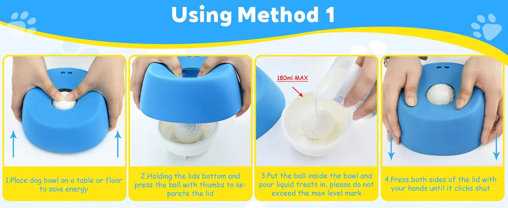 Anti-Anxiety Dog Slow Feeder Bowl | Non-Slip Lick Mat & Toy