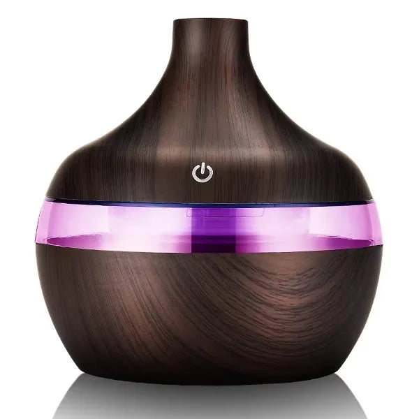 Ultrasonic air humidifier aroma diffuser unisex (300ml) for aromatherapy