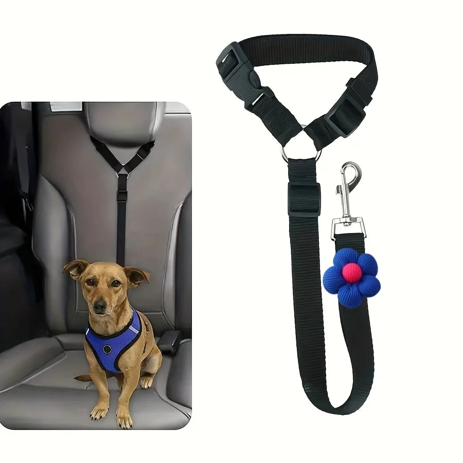 Dog Car Seat Belt Tether For Vehicle Safety Harness
