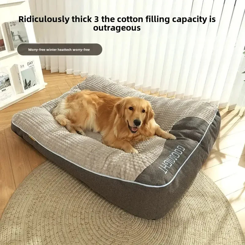Extra Thick,  Orthopedic, Extra Large Dog Bed 47inch for Large Dogs, Orthopedic Dog Mat for Large Senior Dogs,Durable Kennel Cush