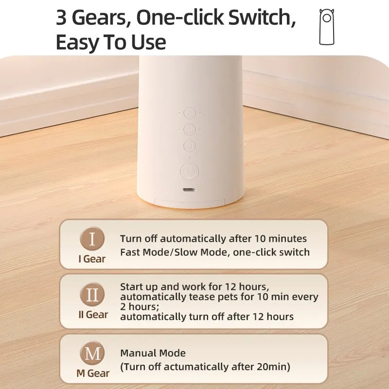 Automatic Laser Cat Toy Interactive Smart Teaser for Cats UK