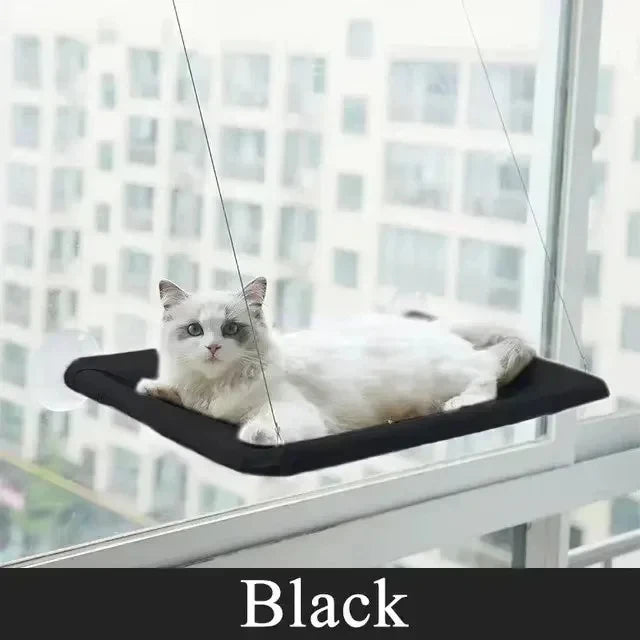 Winter Cat Window Hanging Hammock Bed Suction Cup Space Saving All Seasons Easy Install Pet Bed Cat Climbing Frame