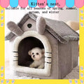 House Type Universal Removable and Washable Pet Dog Cat Bed Pet Supplies, S