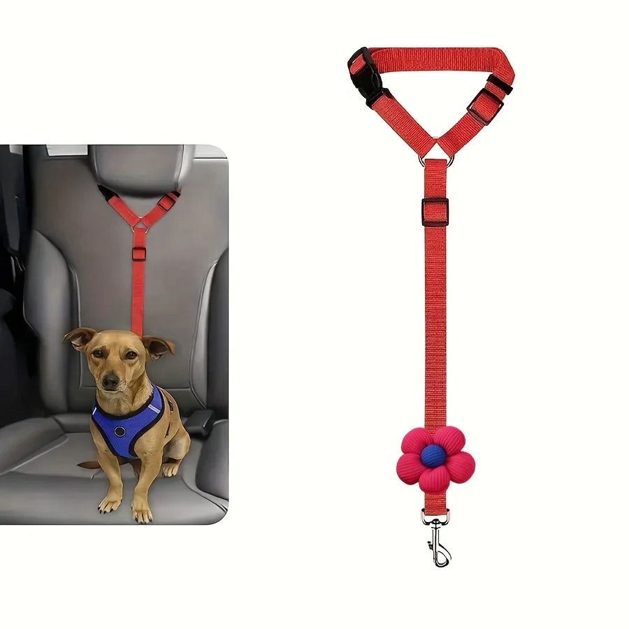 Dog Car Seat Belt Tether For Vehicle Safety Harness