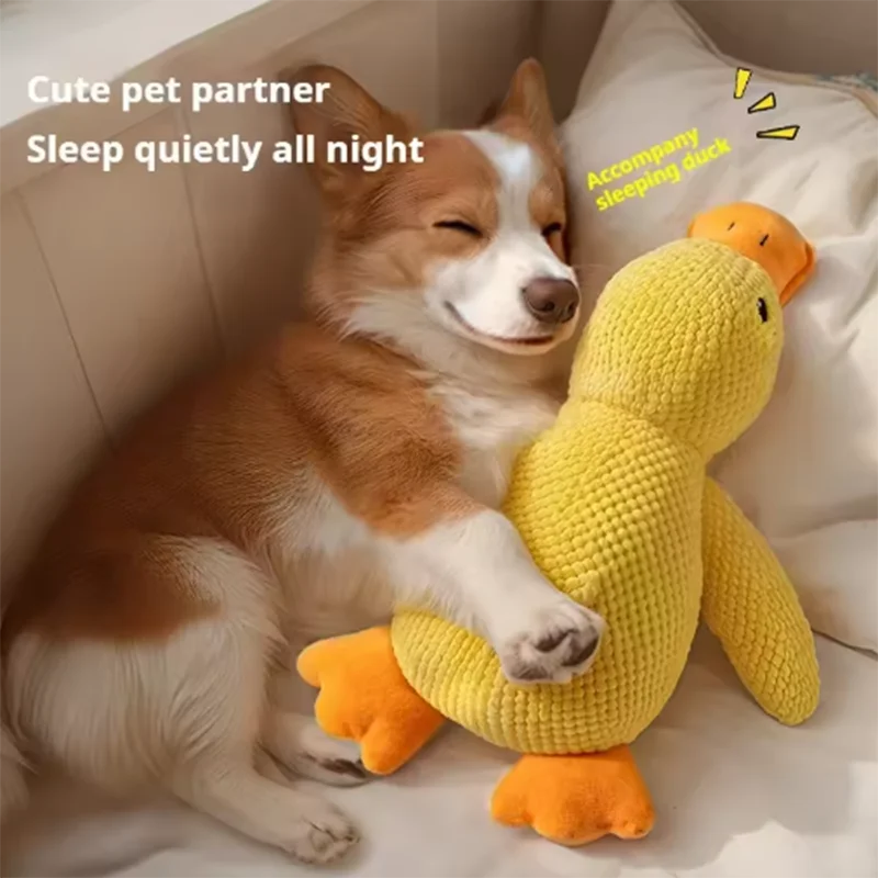 Duck Bite Resistant Dog Interactive Plush Toy