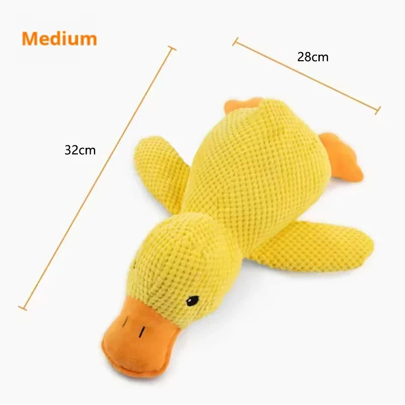 Duck Bite Resistant Dog Interactive Plush Toy