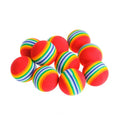 10PCS Rainbow Cat Toys Ball Interactive Cat Pet Toys Supplies