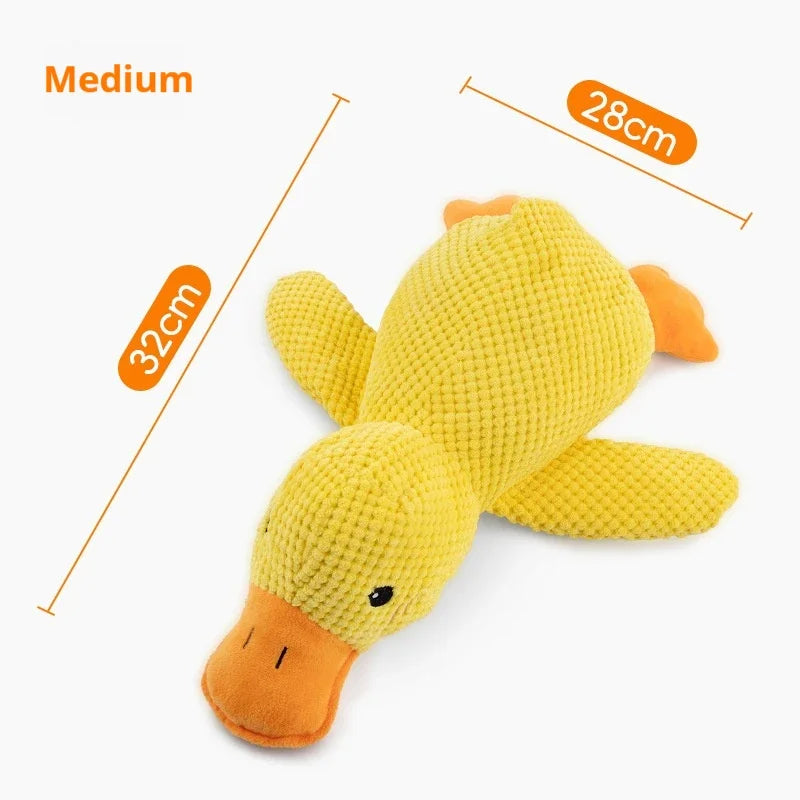 Duck Bite Resistant Dog Interactive Plush Toy