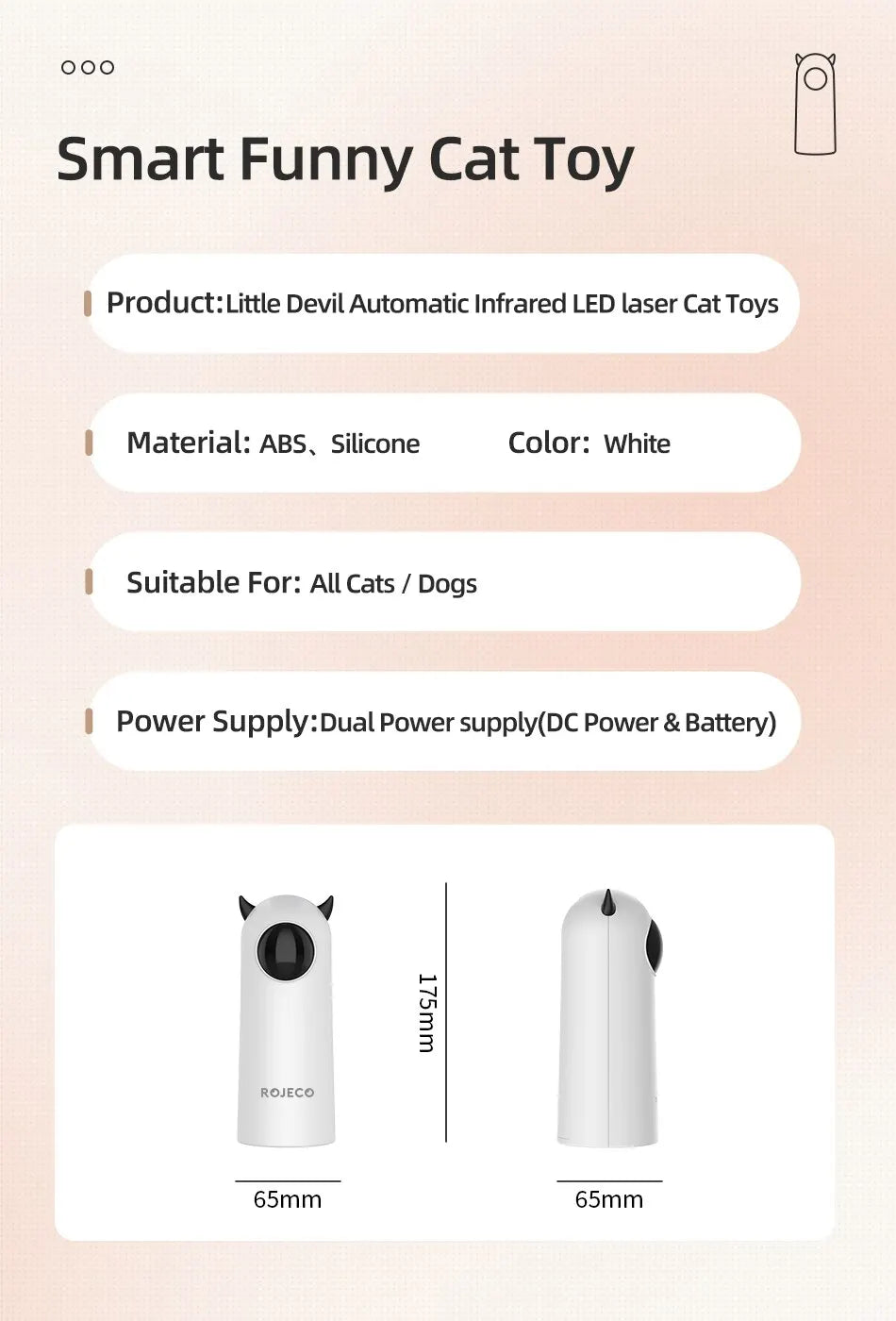 Automatic Laser Cat Toy Interactive Smart Teaser for Cats UK