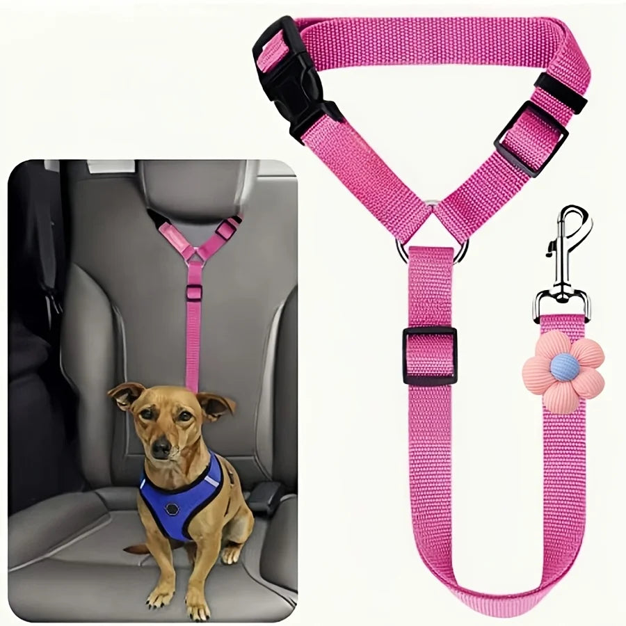 Dog Car Seat Belt Tether For Vehicle Safety Harness