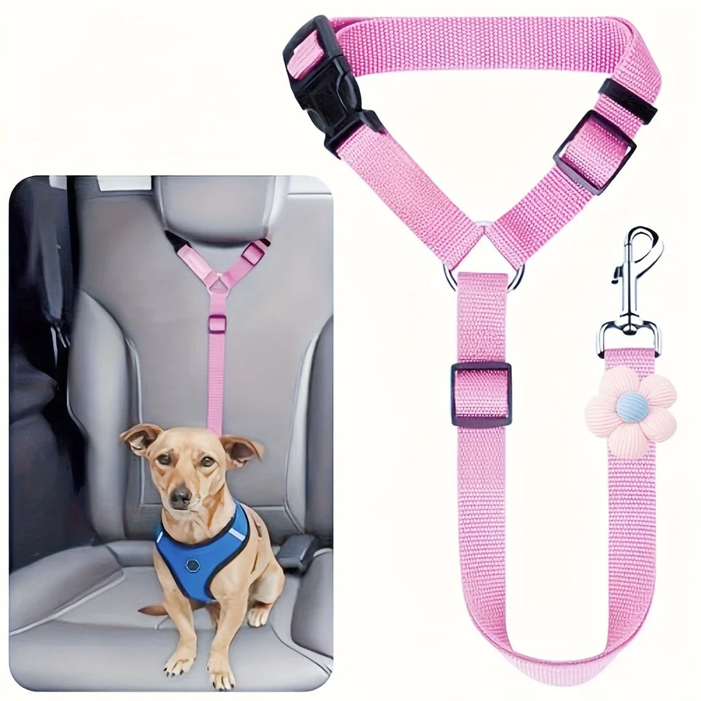 Dog Car Seat Belt Tether For Vehicle Safety Harness