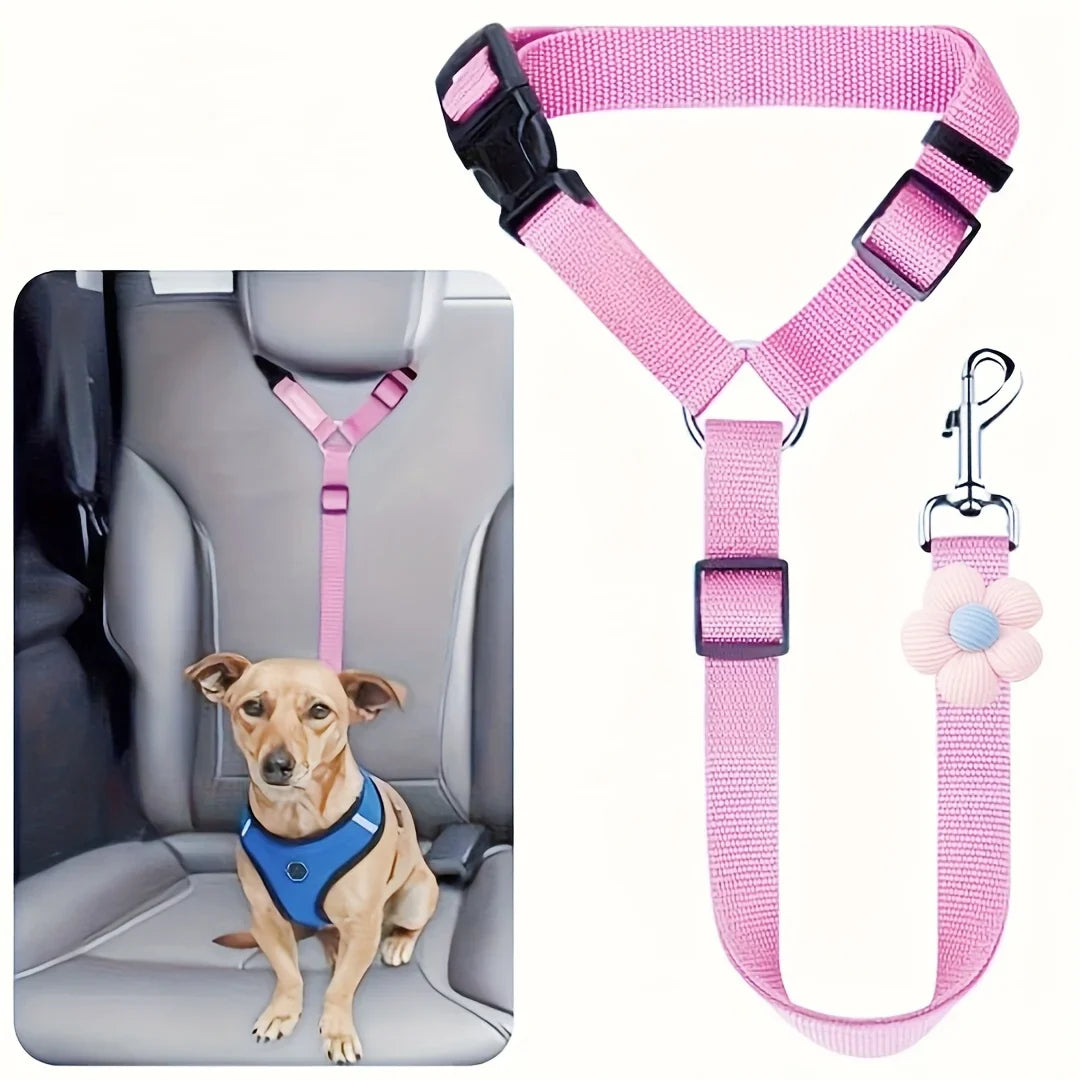 Dog Car Seat Belt Tether For Vehicle Safety Harness