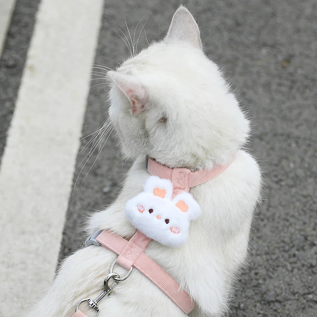 FurencePet™ BloomWalk - Adjustable Breathable Cat Harness & Leash Set