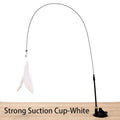 Suction Cup Handheld Cat Feather Toys
