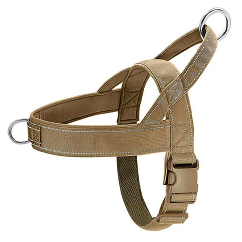 Pet Luxury Store™ - Tactical Anti-Pull Dog Harness - 1000D Nylon Adjustable for Large Dogs, Outdoor Training Vest with Handle & Reflective