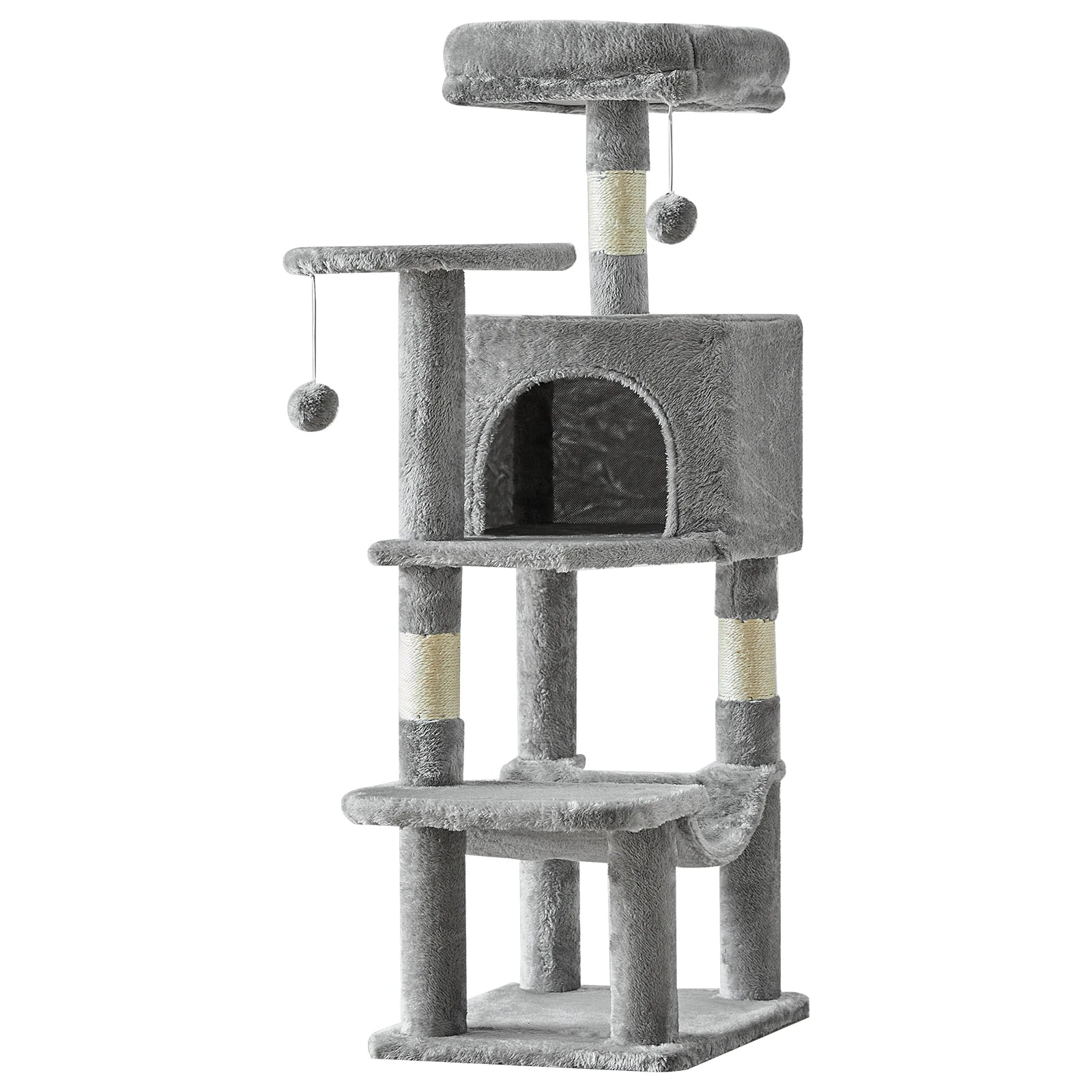 44In Cat Tree Tall Multi-Cat Climbing Tower