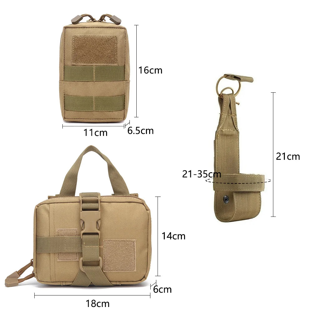 Military Dog Harness/ Collar/ Leash- Bags- Patches Set- Pet Malinois Training Vests-Sizes S to XL- Collars/Leashes
