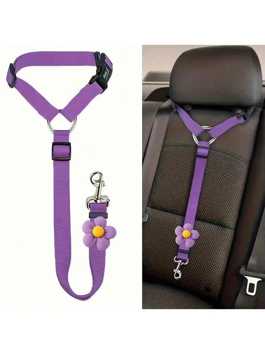 Dog Car Seat Belt Tether For Vehicle Safety Harness